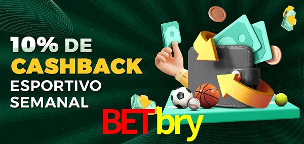 10% de bônus de cashback na Betbry